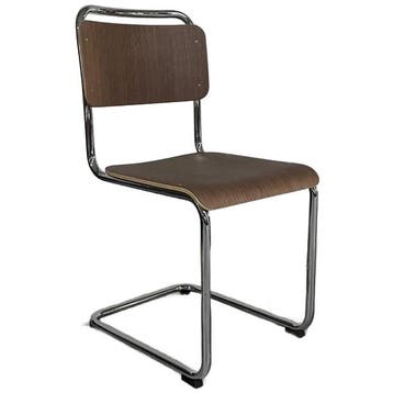Dutch Originals Gispen Set Van 4 Eetkamerstoelen 101xl -, Huis en Inrichting, Verzenden, Zo goed als nieuw, Bruin
