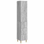 vidaXL Kast Set 2 pcs Grijs Sonoma 33 x 34,5 x 90 cm Bewerkt, Huis en Inrichting, Kasten | Overige, Verzenden, Nieuw