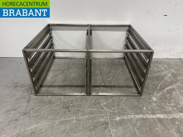 Étagère à plateaux en acier inoxydable 8 x 1/1 GN 70 x 53 x, Articles professionnels, Verzenden