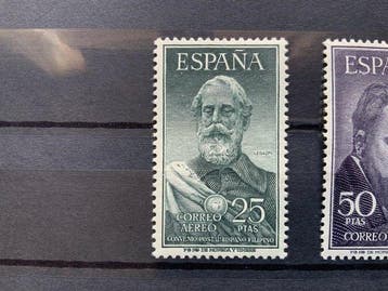 Espagne 1953 - Legazpi et Sorolla - bien centrée - Edifil nº, Timbres & Monnaies, Timbres | Europe | Espagne