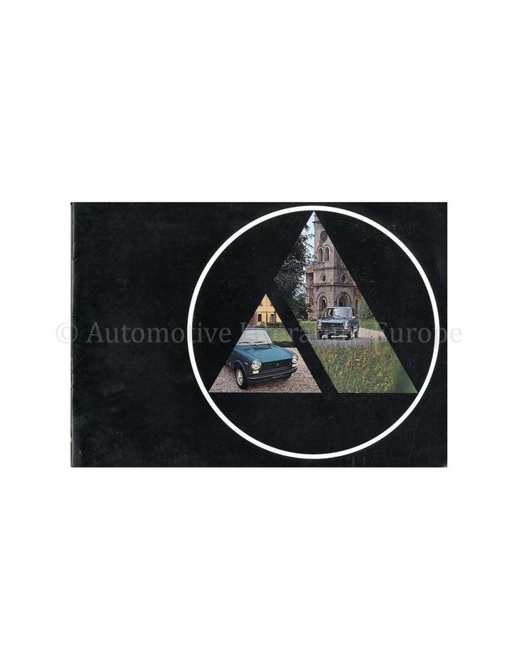 1975 AUTOBIANCHI A112 BROCHURE, Boeken, Auto's | Folders en Tijdschriften