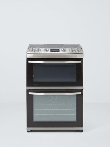 JOHN LEWIS JLFSMC62M  Fornuis  60cm  Dual Fuel  Roestvrij, Elektronische apparatuur, Ophalen of Verzenden, Nieuw