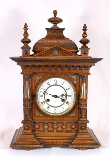 Tafel/bureauklokken - - Mahonie - 1850-1900 - Junghans