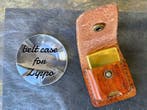 Zippo - Handmade Genuine Leather case for Zippo lighter -