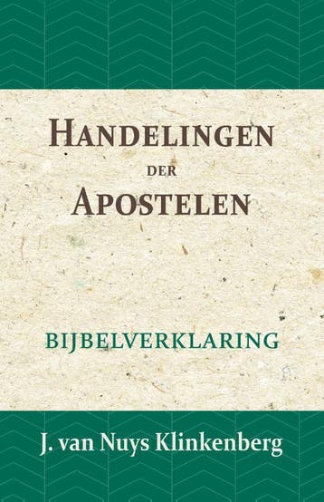 Handelingen Der Apostelen | J. Nuys Klinkenberg | Nieuw, Verzenden, J. Nuys Klinkenberg