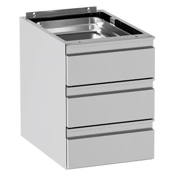Ladenset | STANDARD LINE EVO (600mm) | 3 Laden | 1/1 GN |, Verzenden