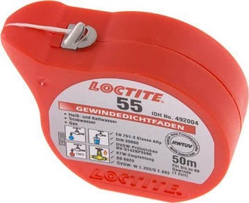 Afdichtvezel Loctite Polyamide 50m, Verzenden, Nieuw