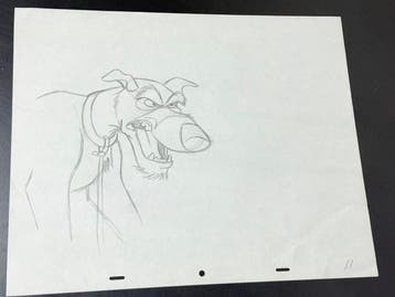 Walt Disney - Originele tekenfilmtekening van Chief (40 x 32, Nieuw