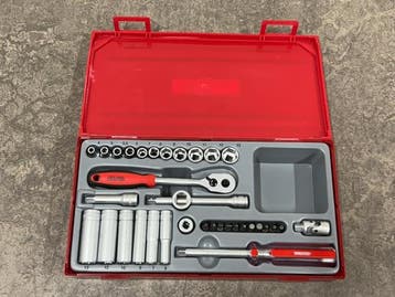 Veiling - Tengtools doppenset 35-delig  1/4 12kant, Nieuw