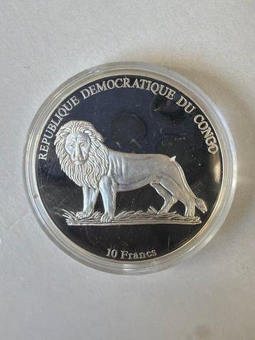 Congo. 10 Francs 2002 Rolls Royce- 26g (.999) (Sans prix de