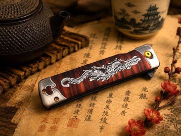 Albainox Albainox Dragon Silver – Coltello pieghevole con