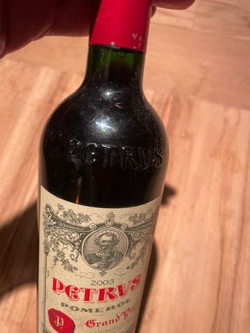 2003 Petrus - Bordeaux - 1 Fles (0,75 liter), Verzamelen, Nieuw