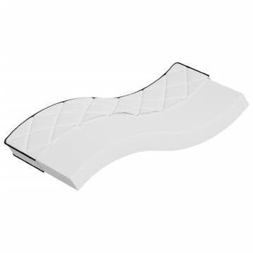 vidaXL Schuimmatras middelzacht 70x200 cm, Verzenden, Nieuw