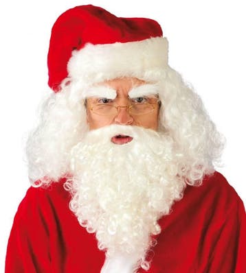 Kerstman Baard en Pruik, Verzenden, Nieuw