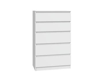 Ladekast M 5 lades wit Wit (Slaapkamer), 5 laden of meer, Verzenden, 100 tot 150 cm, Nieuw