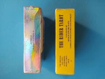 Tarotkaarten - tator rider. holografico