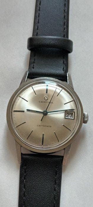 CERTINA certidate - cal . 28-161 - stainles stel oryginal -, Nieuw