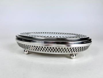 Rechaud - Perles - Verzilverd - 2-pits schotelverwarmer