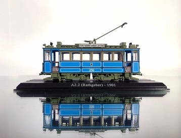 Atlas H0 - Modeltram (1) - Duitse Rathgeber A2.2 tram /, Hobby & Loisirs créatifs, Trains miniatures | HO