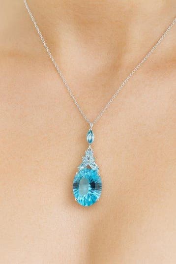Sans prix de réserve - Collier Plaqué or Topaze - plaqué or, Bijoux, Sacs & Beauté