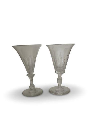 Biedermeier - Drinkservies (2) - Glas - Champagne Flute