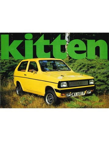1977 RELIANT KITTEN BROCHURE NEDERLANDS, Nieuw