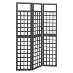 vidaXL Kamerscherm/trellis met 3 panelen 121x180 cm, Verzenden, Nieuw