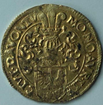 Pays-Bas, Deventer. Matthias I. Goudgulden 1617-1618 /