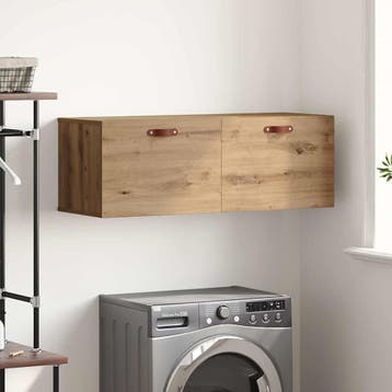 vidaXL Wandkast 100 x 36,5 x 35 cm Bewerkt hout Artisan, Verzenden