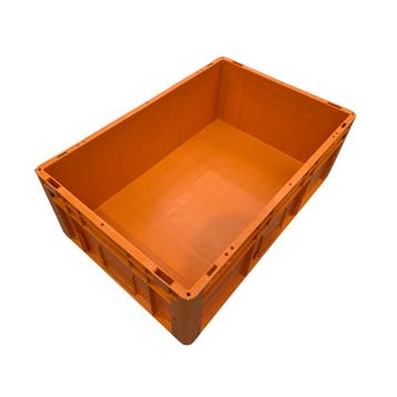 Stapelbak 600x400x220 mm LTF 6220 VS01 oranje pp, Ophalen of Verzenden