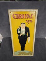 G. Taricco Asti - Reclamebord - Tin, Antiek en Kunst