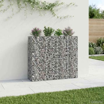 vidaXL Gabion verhoogd bed 2 st 170 x 50 x 150 cm, Tuin en Terras, Verzenden, Nieuw