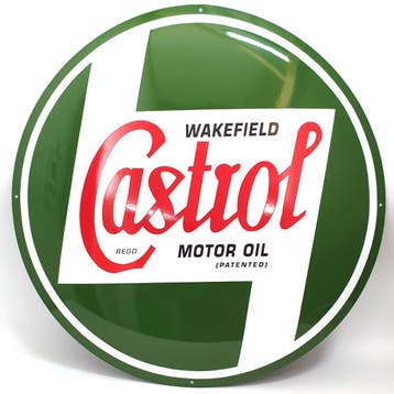 Castrol motor oil Groot emaille, Verzamelen, Verzenden, Nieuw
