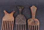 Set van 3 kammen - Baule - Ivoorkust