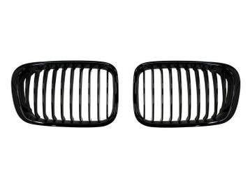 Glans Zwart Nieren BMW E46 Sedan/Touring -01 + Compact B