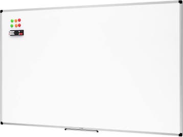 Amazon Basics Whiteboard (90x60cm) - Ideaal voor je thuis..., Huis en Inrichting, Verzenden, Zo goed als nieuw, Magneetbord