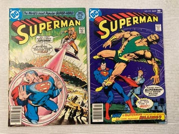 Superman (1939) 10 comics in range # 308 to 358! Bronze Age