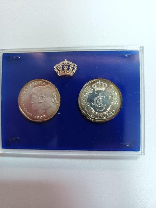 Spanje. Juan Carlos I. 500 Pesetas 1987 (Zonder, Timbres & Monnaies, Monnaies | Europe | Monnaies non-euro