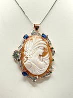 Zonder minimumprijs - Ketting met hanger - 9 kt. Zilver,, Handtassen en Accessoires, Antieke sieraden