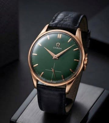 Omega - Manual Wind Cal. 267 - Ref. BK 2893-3 - Green Dial -, Nieuw