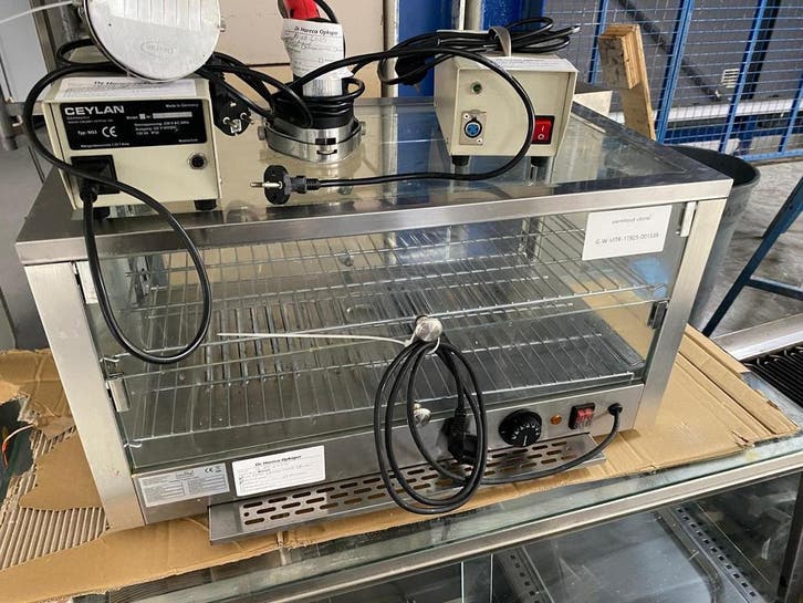 opzet warmhoud vitrine - 40x70x37,5 lxbxh, Articles professionnels, Horeca | Équipement de cuisine, Enlèvement ou Envoi