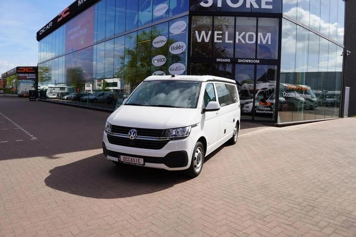 Westfalia West Kepler op Volkswagen met pop-updak031911, Caravans en Kamperen, Mobilhomes, Cassettetoilet, Automaat, Treinzit