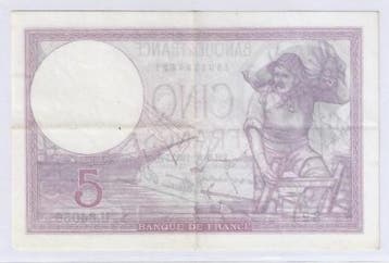 France Fay 04/11 5 Francs Violet 05/10/1939 Superbe Pick 83, Verzenden, België