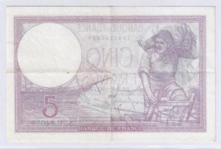 France Fay 04/11 5 Francs Violet 05/10/1939 Superbe Pick 83, Postzegels en Munten, Bankbiljetten | Europa | Niet-Eurobiljetten