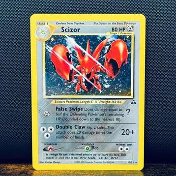 Pokémon Card - Scizor Holo 10 – Pokémon, Nieuw