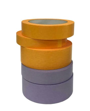 Yellow Gold Washi of Violet lila Washi (delicate) Masking sc, Verzenden