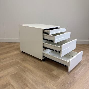 metalen ladeblok vv 4 lades + sleutel (hxbxd) 52x42x58 cm,, Gebruikt