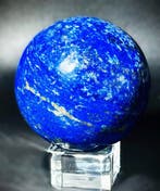 Premium Lapis Lazuli Sphere – Juwelierskwaliteit van een oud, Verzamelen