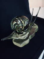Murano - Statuette, Cendrier Escargot 15cm - 10 cm - Cristal, Antiquités & Art