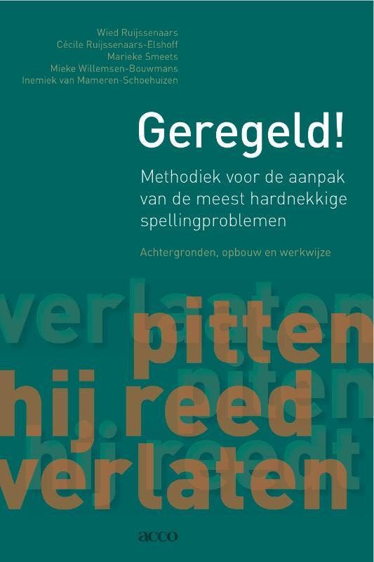 Geregeld! Methodiek voor de aanpak van de meest hardnekkige, Boeken, Studieboeken en Cursussen, Gelezen, Verzenden